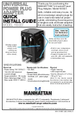 Preview for 1 page of Manhattan 100007 Quick Install Manual