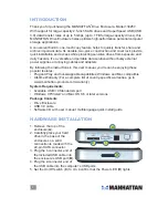 Preview for 2 page of Manhattan 130257 User Manual