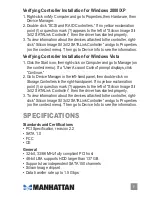 Preview for 7 page of Manhattan 158046 User Manual