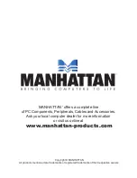 Preview for 8 page of Manhattan 158213 User Manual