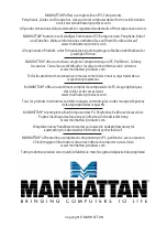 Предварительный просмотр 8 страницы Manhattan 160339 User Manual