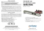 Preview for 1 page of Manhattan 160353 Instructions