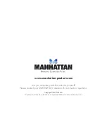 Предварительный просмотр 8 страницы Manhattan 160827 User Manual