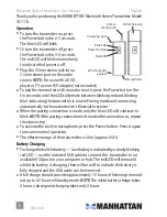 Preview for 2 page of Manhattan 161176 User Manual