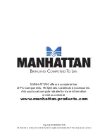 Предварительный просмотр 4 страницы Manhattan 162890 User Manual