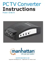 Manhattan 164634 Instructions Manual preview