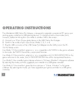 Preview for 6 page of Manhattan 168199 User Manual