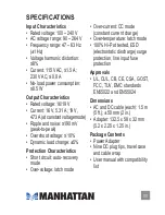 Preview for 11 page of Manhattan 168281 User Manual