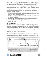 Предварительный просмотр 3 страницы Manhattan 172554 Quick Start Manual