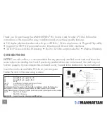 Preview for 2 page of Manhattan 173124 User Manual