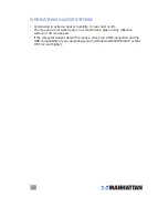 Предварительный просмотр 10 страницы Manhattan 176835 User Manual