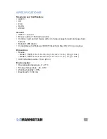 Предварительный просмотр 11 страницы Manhattan 176835 User Manual