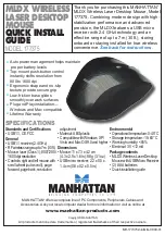 Предварительный просмотр 1 страницы Manhattan 177375 Quick Install Manual