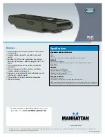 Preview for 2 page of Manhattan 177580 Specifications