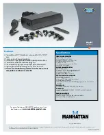 Предварительный просмотр 2 страницы Manhattan 307895 Brochure & Specs