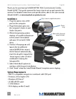 Preview for 2 page of Manhattan 460507 Quick Install Manual