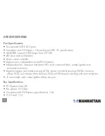 Предварительный просмотр 6 страницы Manhattan 515245 User Manual