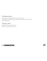 Предварительный просмотр 7 страницы Manhattan 515245 User Manual