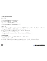 Предварительный просмотр 6 страницы Manhattan 516075 User Manual