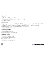 Предварительный просмотр 10 страницы Manhattan 700344 User Manual