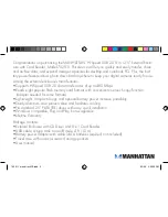 Preview for 2 page of Manhattan 702911 User Manual