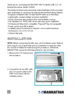 Preview for 2 page of Manhattan 703253 User Manual