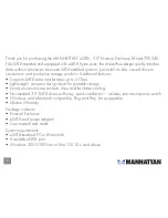 Preview for 2 page of Manhattan 709040 User Manual