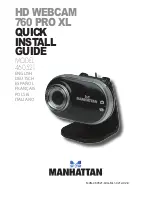 Preview for 1 page of Manhattan 760 Pro XL 460521 Quick Install Manual