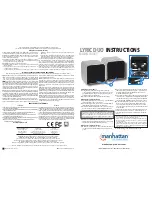 Manhattan Lyric Duo 161367 Instructions preview