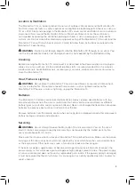 Preview for 3 page of Manhattan Manhattan T3 Important Information Manual