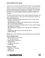 Preview for 3 page of Manhattan MegaCam 460460 User Manual