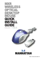 Предварительный просмотр 1 страницы Manhattan mxr 176828 Quick Install Manual