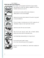 Preview for 2 page of Manhattan Plaza UPM User Manual