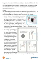 Preview for 2 page of Manhattan SIMPLENET 506663 Quick Install Manual