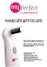 maniquick MQ Perfect Manicure & Pedicure MQ746 Operating Instruction предпросмотр