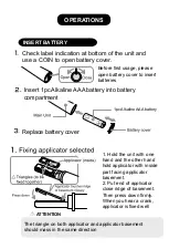 Предварительный просмотр 11 страницы maniquick mq Perfect Operating Instruction