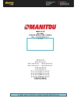 Preview for 1 page of Manitou M 26-2 Turbo Serie 3-E3 Operator'S Manual