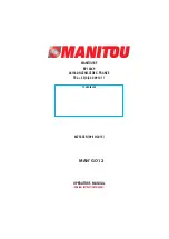 Manitou MAN'GO 12 Operator'S Manual preview