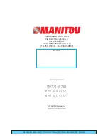 Preview for 1 page of Manitou MHT 10180 LT-E3 Operator'S Manual