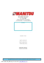 Preview for 1 page of Manitou MHT-X 780 T-E3 Operator'S Manual