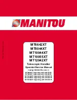 Manitou MT10044XT Operators & Service Manual preview