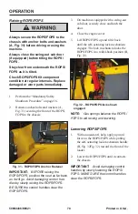 Preview for 81 page of Manitou MUSTANG 1050RT Operator'S Manual