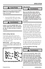 Preview for 82 page of Manitou MUSTANG 1050RT Operator'S Manual