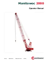 Manitowoc 2000 Operator'S Manual preview