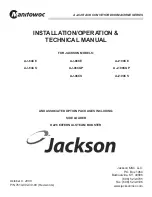 Preview for 1 page of Manitowoc AJ-100CE Installation/Operation & Technical Manual