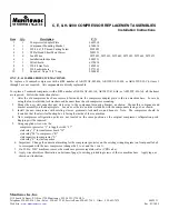 Preview for 1 page of Manitowoc C-0200 Installation Instructions