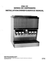 Preview for 1 page of Manitowoc CSA-151 series Installation & Owner'S Manual