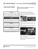 Manitowoc D320 Instruction Sheet preview