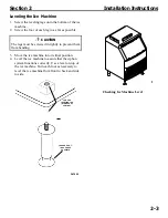 Preview for 8 page of Manitowoc EC Serie Installation Use And Care Manual