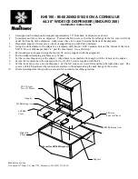 Manitowoc ENDURO 300 KH0180 Installation Instructions preview